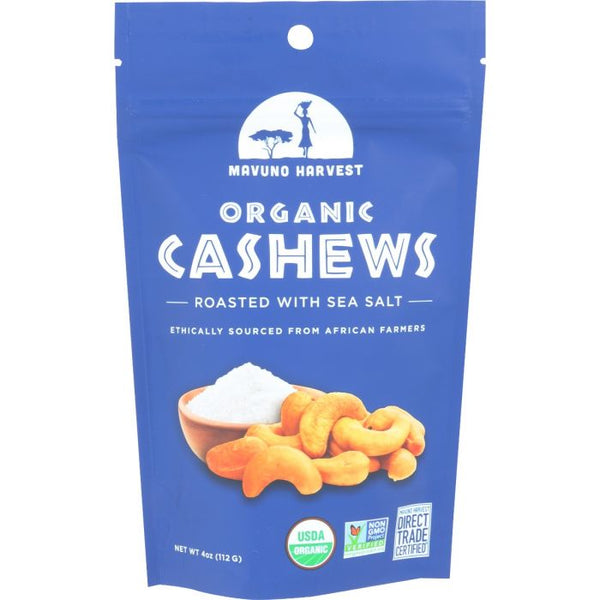 Organic Roasted Cashews Sea Salt (4 oz)