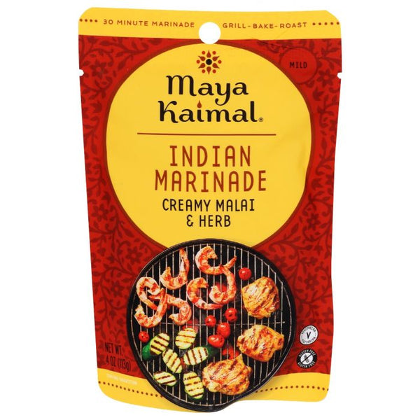 A Product Photo of Maiya Kaimal Creamy Malai and Herb Indian Marinade