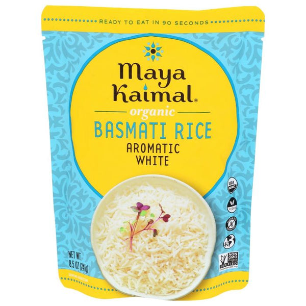 A Product Photo of Maiya Kaimal Organic Aromatic White Basmati Rice