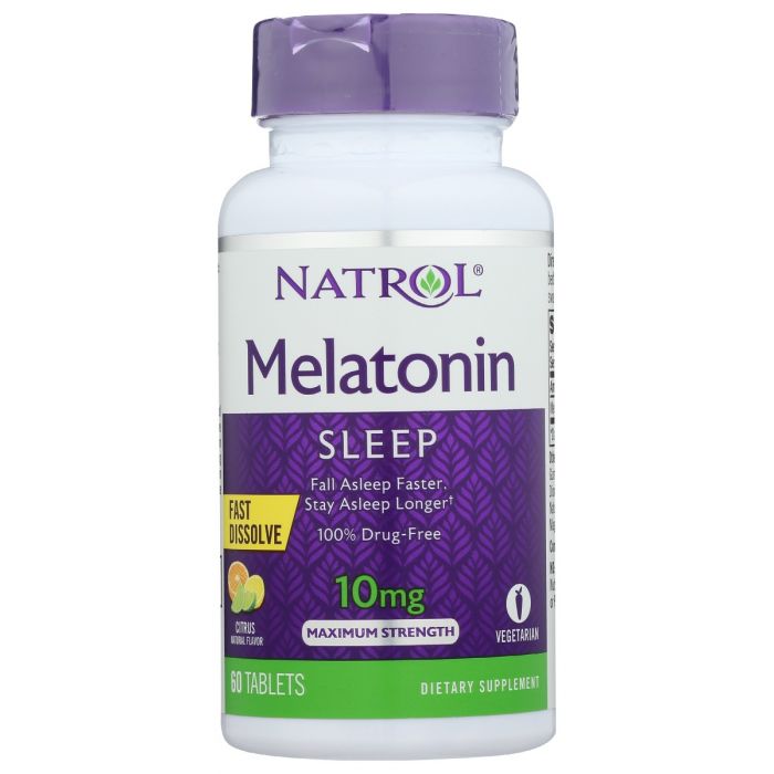 Product photo of Natrol Sleep Support 10mg Citrus Fast Dissolve Tablets