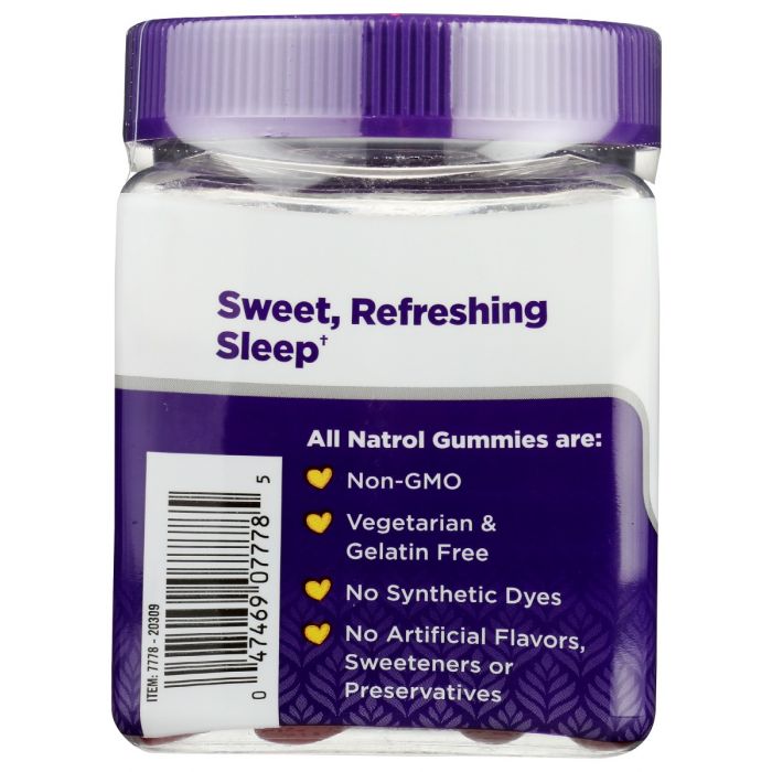 Description label photo of Natrol Kids Sleep Calm Gummy