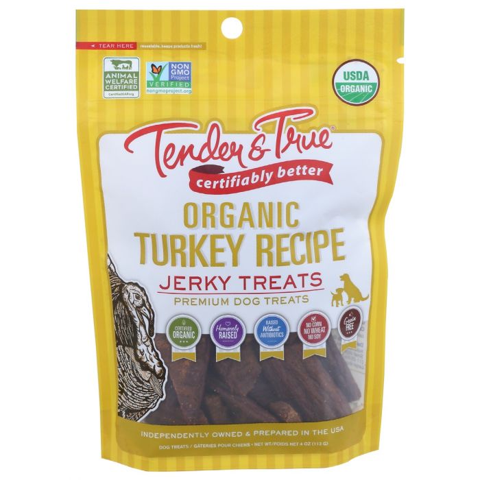 Organic Turkey Jerky Treats (4 oz)