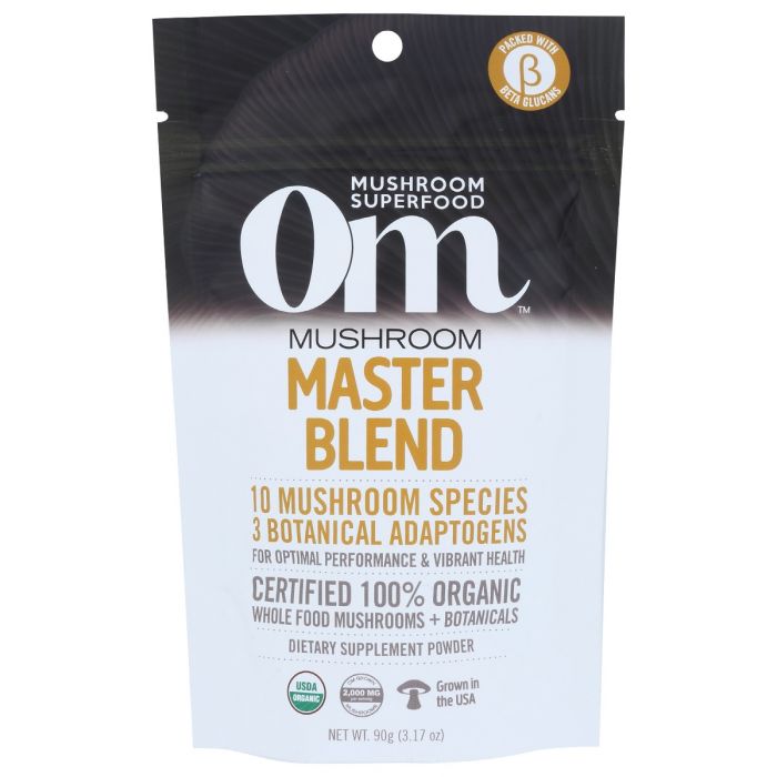 A Product Photo of OM Mushroom Master Blend Drink Mix
