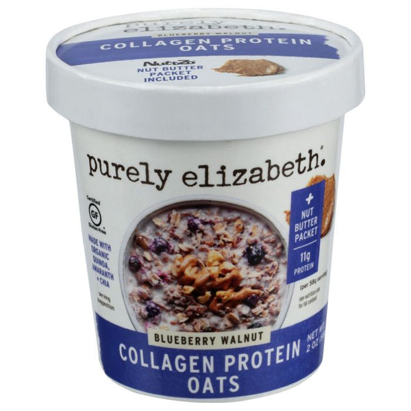 A Product Photo of Purely Elizabeth Blueberry Walnut Collagen Protein Oats