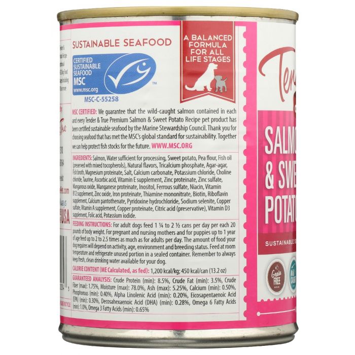 Salmon and Sweet Potato Canned Dog Food (13.2 oz)