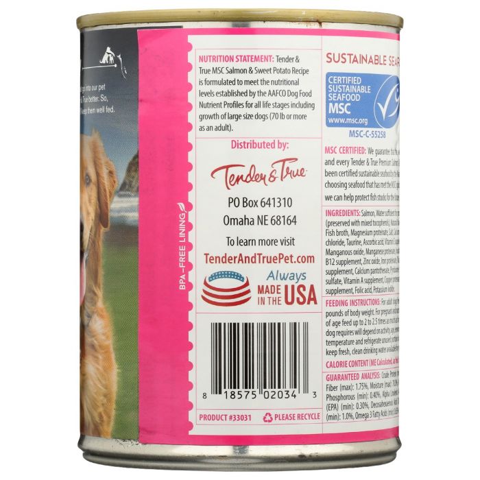 Salmon and Sweet Potato Canned Dog Food (13.2 oz)