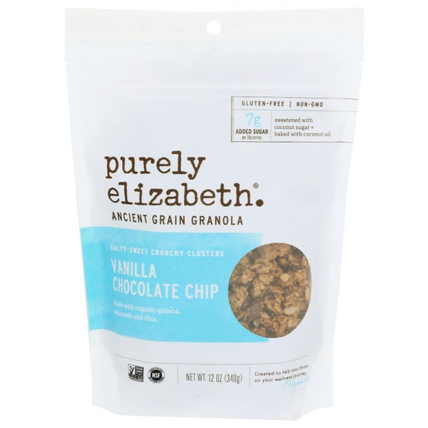 A Product Photo of Purely Elizabeth Vanilla Chocolate Chip Granola