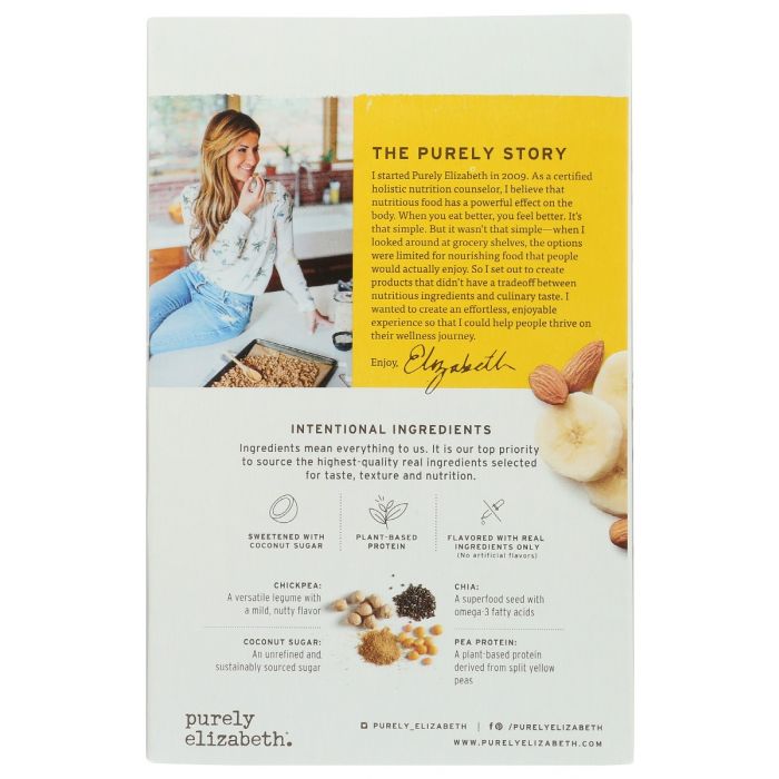 Back of the Box  Photo of Purely Elizabeth Banana Nut Instant Oatmeal