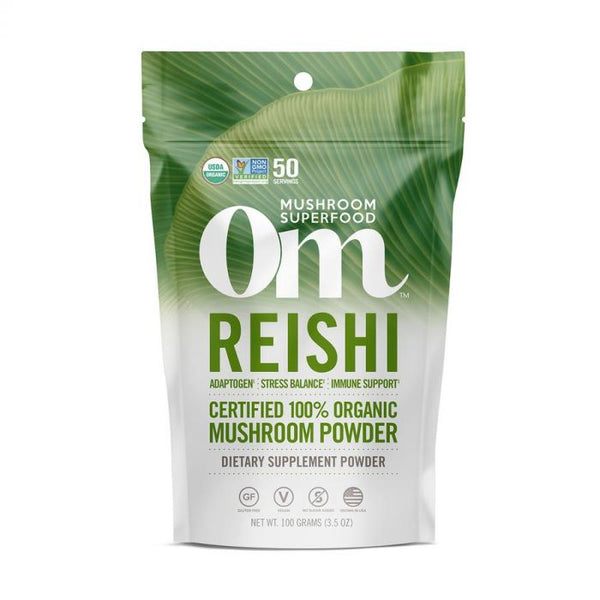 A Product Photo of OM Mushroom Reishi Mushroom Powder