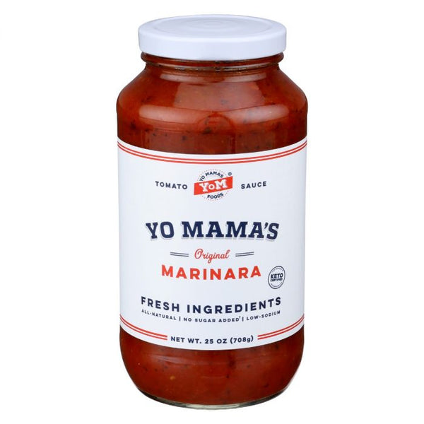 A Product Photo of Yo Mama's Original Marinara