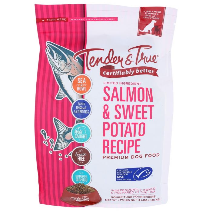 Salmon and Sweet Potato Dry Dog Food (4 lb)